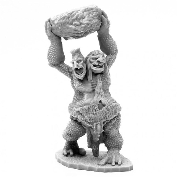 Thinkandplay Bones Black Two Headed Troll Miniatures & Miniature Games TH2738592 - main